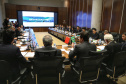 O governador Carlos Massa Ratinho Junior e técnicos da Secretaria de Infraestrutura e Logística apresentaram nesta quarta-feira (7) ao grupo China Merchants projetos ferroviários de curto, médio e longo prazos no Paraná