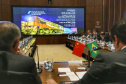 O governador Carlos Massa Ratinho Junior e técnicos da Secretaria de Infraestrutura e Logística apresentaram nesta quarta-feira (7) ao grupo China Merchants projetos ferroviários de curto, médio e longo prazos no Paraná