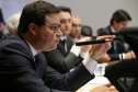 O governador Carlos Massa Ratinho Junior e técnicos da Secretaria de Infraestrutura e Logística apresentaram nesta quarta-feira (7) ao grupo China Merchants projetos ferroviários de curto, médio e longo prazos no Paraná