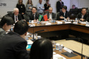 O governador Carlos Massa Ratinho Junior e técnicos da Secretaria de Infraestrutura e Logística apresentaram nesta quarta-feira (7) ao grupo China Merchants projetos ferroviários de curto, médio e longo prazos no Paraná