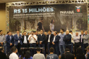 O governador Carlos Massa Ratinho Junior reúne-se com prefeitos na sede da Associação dos Municípios do Sudoeste do Paraná (Amsop), em Francisco Beltrão e assina autorização para licitações de obras para a infraestrutura urbana