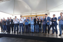 O governador Carlos Massa Ratinho Junior reúne-se com prefeitos na sede da Associação dos Municípios do Sudoeste do Paraná (Amsop), em Francisco Beltrão e assina autorização para licitações de obras para a infraestrutura urbana