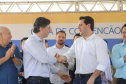 O governador Carlos Massa Ratinho Junior reúne-se com prefeitos na sede da Associação dos Municípios do Sudoeste do Paraná (Amsop), em Francisco Beltrão e assina autorização para licitações de obras para a infraestrutura urbana