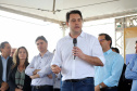 O governador Carlos Massa Ratinho Junior reúne-se com prefeitos na sede da Associação dos Municípios do Sudoeste do Paraná (Amsop), em Francisco Beltrão e assina autorização para licitações de obras para a infraestrutura urbana