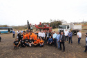 O governador Carlos Massa Ratinho Junior reúne-se com prefeitos na sede da Associação dos Municípios do Sudoeste do Paraná (Amsop), em Francisco Beltrão e assina autorização para licitações de obras para a infraestrutura urbana