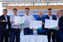 O governador Carlos Massa Ratinho Junior assinou nesta quinta-feira (8) a ordem de serviço para início das obras para contenção de enchentes do Rio Marrecas, em Francisco Beltrão, no Sudoeste do Estado. O Governo do Estado está investindo R$ 30 milhões nesta primeira etapa da obra.
