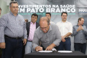 O governador Carlos Massa Ratinho Junior autorizou nesta quarta-feira (8), em Pato Branco, o repasse de R$ 565 mil para aquisição de equipamentos e acessórios para o setor de radiologia do Hospital do Câncer da cidade.