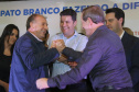 O governador Carlos Massa Ratinho Junior autorizou nesta quinta-feira (8), em Pato Branco, o repasse de R$ 20 milhões para a construção do novo prédio da prefeitura da cidade. O convênio prevê R$ 6 milhões de contrapartida municipal. 
