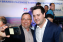 O governador Carlos Massa Ratinho Junior autorizou nesta quinta-feira (8), em Pato Branco, o repasse de R$ 20 milhões para a construção do novo prédio da prefeitura da cidade. O convênio prevê R$ 6 milhões de contrapartida municipal. 