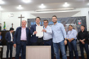 O governador Carlos Massa Ratinho Junior participa nesta sexta-feira (09), em na câmara de Toledo, a liberação de recursos para municípios da região Oeste. Participaram: prefeito de Toledo, Lucio De Marchi; secretário Chefe da Casa Civil, Guto Silva; de Desenvolvimento Urbano, João Carlos Ortega; do Planejamento, Valdemar Jorge e da Infraestrutura e Logística, Sandro Alex; deputados e demais autoridades.Toledo, 09-08-19.Foto: Arnaldo Alves / ANPr.