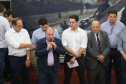 O governador Carlos Massa Ratinho Junior participa nesta sexta-feira (09), em na câmara de Toledo, a liberação de recursos para municípios da região Oeste. Participaram: prefeito de Toledo, Lucio De Marchi; secretário Chefe da Casa Civil, Guto Silva; de Desenvolvimento Urbano, João Carlos Ortega; do Planejamento, Valdemar Jorge e da Infraestrutura e Logística, Sandro Alex; deputados e demais autoridades.Toledo, 09-08-19.Foto: Arnaldo Alves / ANPr.