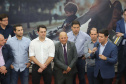 O governador Carlos Massa Ratinho Junior participa nesta sexta-feira (09), em na câmara de Toledo, a liberação de recursos para municípios da região Oeste. Participaram: prefeito de Toledo, Lucio De Marchi; secretário Chefe da Casa Civil, Guto Silva; de Desenvolvimento Urbano, João Carlos Ortega; do Planejamento, Valdemar Jorge e da Infraestrutura e Logística, Sandro Alex; deputados e demais autoridades.Toledo, 09-08-19.Foto: Arnaldo Alves / ANPr.