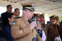 São José dos Pinhais, 09 de agosto de 2019. Solenidade alusiva ao Aniversário da PMPR. Foto: Cel. Ronaldo de Abreu, Comandante da APMG. 