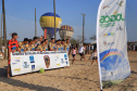 Os Jogos de Natureza e Aventura foram abertos oficialmente neste sábado (10), em Matinhos, com vários shows que animaram o público. O governador Carlos Massa Ratinho Junior esteve no local e reforçou a opção de fazer do turismo, especialmente no Litoral, um dos pilares do desenvolvimento econômico e social do Paraná. Foto: José Fernando Ogura/AEN