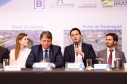 O Paraná é o primeiro Estado do Brasil a receber autonomia para administrar contratos de exploração de áreas dos portos organizados. O convênio de delegação de competência foi formalizado nesta terça-feira (13), na Bolsa de Valores de São Paulo (Bovespa), pelo ministro da Infraestrutura, Tarcísio de Freitas, e pelo governador Carlos Massa Ratinho Junior.