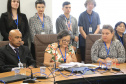 Tomaram posse nesta segunda-feira (12) os novos integrantes do Conselho de Contribuintes e Recursos Fiscais (CCRF). Órgão da Secretaria de Estado da Fazenda, o Conselho é responsável pelo julgamento em segunda instância administrativa dos recursos de contribuintes que recorreram de multas e já perderam em primeira instância. Foto: José Fernando Ogura/AEN