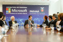O Paraná é o primeiro Estado do Brasil a fechar um convênio com a Microsoft com o objetivo de fomentar a educação, qualificação, inovação e empreendedorismo. O protocolo de intenção foi assinado pelo governador Carlos Massa Ratinho Junior e a presidente da Microsoft Brasil, Tânia Cosentino, nesta quarta-feira (14), em solenidade no Palácio Iguaçu.