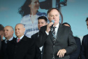 O governador Carlos Massa Ratinho Junior e o diretor do Detran, Cezar Kogut, autorizam repasse do Detran para municípios realizarem obras de sinalização nas cidades. N/F: diretor do Detran / Pr, Cezar Kogut.Curitiba, 14-08-19Foto: Arnaldo Alves / ANPr.