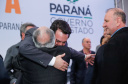 O governador Carlos Massa Ratinho Junior e o chefe da Casa Civil, Guto Silva, lançaram nesta quarta-feira (14), no Palácio Iguaçu, o programa Descomplica, iniciativa de caráter permanente do Governo do Estado para simplificar e desburocratizar a vida dos empreendedores.