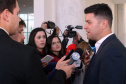 O governador Carlos Massa Ratinho Junior e o chefe da Casa Civil, Guto Silva, lançaram nesta quarta-feira (14), no Palácio Iguaçu, o programa Descomplica, iniciativa de caráter permanente do Governo do Estado para simplificar e desburocratizar a vida dos empreendedores.