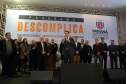 O governador Carlos Massa Ratinho Junior e o chefe da Casa Civil, Guto Silva, lançaram nesta quarta-feira (14), no Palácio Iguaçu, o programa Descomplica, iniciativa de caráter permanente do Governo do Estado para simplificar e desburocratizar a vida dos empreendedores.
