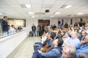 O Corredor de Exportação do Porto de Paranaguá, sistema por onde são movimentados grãos e farelos, será remodelado e modernizado para atender a crescente demanda do agronegócio paranaense. A estrutura foi construída ainda na década de 1970. Nesta quinta-feira (15), o governador Carlos Massa Ratinho Junior esteve em Paranaguá e  autorizou a licitação do projeto básico das obras. Foto: Gilson Abreu/AEN