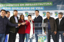 Pinhais, na Região Metropolitana de Curitiba, vai investir em construção de calçadas, compra de maquinários e reparos em escolas. O montante soma R$ 5,5 milhões e inbclui, também, a ampliação do sistema de abastecimento de água. Nesta sexta-feira (16), o governador Carlos Massa Ratinho Junior confirmou o pacote de investimento no município e destacou outras ações do Estado na Grande Curitiba.
