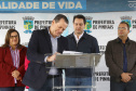 Pinhais, na Região Metropolitana de Curitiba, vai investir em construção de calçadas, compra de maquinários e reparos em escolas. O montante soma R$ 5,5 milhões e inbclui, também, a ampliação do sistema de abastecimento de água. Nesta sexta-feira (16), o governador Carlos Massa Ratinho Junior confirmou o pacote de investimento no município e destacou outras ações do Estado na Grande Curitiba.