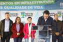 Pinhais, na Região Metropolitana de Curitiba, vai investir em construção de calçadas, compra de maquinários e reparos em escolas. O montante soma R$ 5,5 milhões e inbclui, também, a ampliação do sistema de abastecimento de água. Nesta sexta-feira (16), o governador Carlos Massa Ratinho Junior confirmou o pacote de investimento no município e destacou outras ações do Estado na Grande Curitiba.