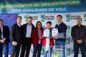 Pinhais, na Região Metropolitana de Curitiba, vai investir em construção de calçadas, compra de maquinários e reparos em escolas. O montante soma R$ 5,5 milhões e inbclui, também, a ampliação do sistema de abastecimento de água. Nesta sexta-feira (16), o governador Carlos Massa Ratinho Junior confirmou o pacote de investimento no município e destacou outras ações do Estado na Grande Curitiba.