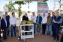 O trabalho de revitalização da Horta Comunitária Visitação, no Bairro Boqueirão, em Curitiba, foi inaugurado nesta sexta-feira (16)