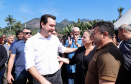 O governador Carlos Massa Ratinho Junior e o prefeito de Guaratuba, Roberto Justus, inauguraram a ponte sobre o Rio Cubatão, em Guaratuba. 