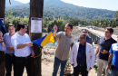 O governador Carlos Massa Ratinho Junior e o prefeito de Guaratuba, Roberto Justus, inauguraram a ponte sobre o Rio Cubatão, em Guaratuba. 