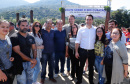 O governador Carlos Massa Ratinho Junior e o prefeito de Guaratuba, Roberto Justus, inauguraram a ponte sobre o Rio Cubatão, em Guaratuba.