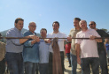 O governador Carlos Massa Ratinho Junior e o prefeito de Guaratuba, Roberto Justus, inauguraram a ponte sobre o Rio Cubatão, em Guaratuba. Foto:Gilson Abreu/AEN