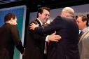 O governador Carlos Massa Ratinho Junior participa da abertura do III Forum Gestão Pública FACIAP, Caminhos do Crescimento.