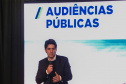 Valdemar Bernardo Jorge, secretário de Planejamento do Estado do Paraná na abertura da primeira audiência pública do Plano Plurianual 2020-2023. O encontro acontece no auditório do Museu Oscar Niemeyer, em Curitiba.  Curitiba, 21/08/2019 -Foto: Geraldo Bubniak/AEN