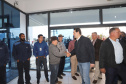 O governador Carlos Massa Ratinho Junior autorizou nesta quinta-feira (22) o início de obras de uma nova unidade do Hospital e Maternidade Dr. Paulo Fortes, em São Mateus do Sul. Presentes na solenidade: prefeito de São Mateus do Sul, Luiz Adyr Gonsalves Pereira; os secretários: da Saúde, Beto Preto; de Infraestrutura e Logística, Sandro Alex; deputados: Alexandre Curi; Hussein Bakri; Emerson Bacil; entre outros.São Mateus do Sul, 22-08-19.Foto: Arnaldo Alves / ANPr.