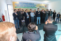 O governador Carlos Massa Ratinho Junior autorizou nesta quinta-feira (22) o início de obras de uma nova unidade do Hospital e Maternidade Dr. Paulo Fortes, em São Mateus do Sul. Presentes na solenidade: prefeito de São Mateus do Sul, Luiz Adyr Gonsalves Pereira; os secretários: da Saúde, Beto Preto; de Infraestrutura e Logística, Sandro Alex; deputados: Alexandre Curi; Hussein Bakri; Emerson Bacil; entre outros.São Mateus do Sul, 22-08-19.Foto: Arnaldo Alves / ANPr.