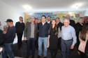 O governador Carlos Massa Ratinho Junior autorizou nesta quinta-feira (22) o início de obras de uma nova unidade do Hospital e Maternidade Dr. Paulo Fortes, em São Mateus do Sul. Presentes na solenidade: prefeito de São Mateus do Sul, Luiz Adyr Gonsalves Pereira; os secretários: da Saúde, Beto Preto; de Infraestrutura e Logística, Sandro Alex; deputados: Alexandre Curi; Hussein Bakri; Emerson Bacil; entre outros.São Mateus do Sul, 22-08-19.Foto: Arnaldo Alves / ANPr.