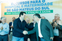 O governador Carlos Massa Ratinho Junior autorizou nesta quinta-feira (22) o início das obras do Hospital e Maternidade Dr. Paulo Fortes, em São Mateus do Sul. A iniciativa é parte do programa estadual de regionalização da Saúde, que tem como objetivo construir centros de especialidades em diversas regiões do Estado.