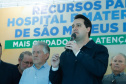O governador Carlos Massa Ratinho Junior autorizou nesta quinta-feira (22) o início das obras do Hospital e Maternidade Dr. Paulo Fortes, em São Mateus do Sul. A iniciativa é parte do programa estadual de regionalização da Saúde, que tem como objetivo construir centros de especialidades em diversas regiões do Estado.