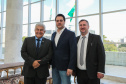 O governador Carlos Massa Ratinho Junior recebe nesta sexta-feira (23), o  ministro da Ciência e Tecnologia, Inovação e Comunicação, Marcos Pontes, no Palácio Iguaçu em Curitiba.  Curitiba, 23/08/2019 -Foto: Geraldo Bubniak/AEN