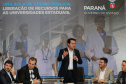O governador Carlos Massa Ratinho Junior libera nesta segunda-feira (26),  em evento no Palácio Iguaçu, suplementação orçamentária para universidades estaduais.  Curitiba, 26/08/2019 -Foto: Geraldo Bubniak/AEN