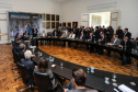 O governador Carlos Massa Ratinho Junior libera nesta segunda-feira (26),  em evento no Palácio Iguaçu, suplementação orçamentária para universidades estaduais.  Curitiba, 26/08/2019 -Foto: Geraldo Bubniak/AEN