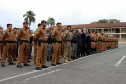 Curitiba, 28 de agosto de 2019.  Policiais Militares promovidos em 10 de agosto são homenageados. 