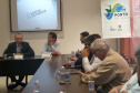 Os Conselhos de Autoridade Portuária (CAP) dos Portos do Paraná têm novo presidente. O economista paranaense Luiz Osmar Scarduelli Junior tomou posse nesta quinta-feira (29), durante a 50ª reunião ordinária do CAP do Porto de Paranaguá. Ele também acumula a presidência do CAP do Porto de Antonina, que será reativado. Foto: Divulgação/Portos do Paraná