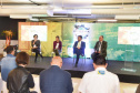 As ações implantadas pelo Governo do Estado para o desenvolvimento do turismo foram apresentadas nesta quinta-feira (29) no evento Experiência Braztoa Sul 2019, realizada no Museu Oscar Niemeyer, em Curitiba. O evento é voltado a agentes de viagem e profissionais de turismo. Foto: Denis Ferreira Netto/SEDEST