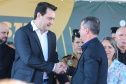 O governador Carlos Massa Ratinho Junior participa nesta sexta-feira (30) do projeto Em Frente Brasil - Programa Nacional de Enfrentamento à Criminalidade Violenta, criado pelo Ministério da Justiça e Segurança Pública no Parque São José em São José dos Pinhais. 30/08/2019 -Foto: Geraldo Bubniak/AEN