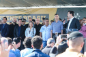 O governador Carlos Massa Ratinho Junior participa nesta sexta-feira (30) do projeto Em Frente Brasil - Programa Nacional de Enfrentamento à Criminalidade Violenta, criado pelo Ministério da Justiça e Segurança Pública no Parque São José em São José dos Pinhais. 30/08/2019 -Foto: Geraldo Bubniak/AEN